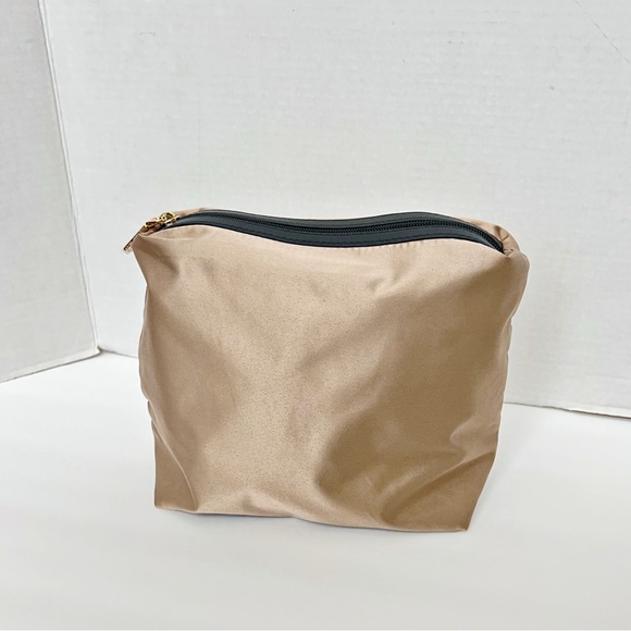 BOSTANTEN Nylon Travel Bag Cosmetics Designer Small Pouch Champagne - Picture 1 of 7